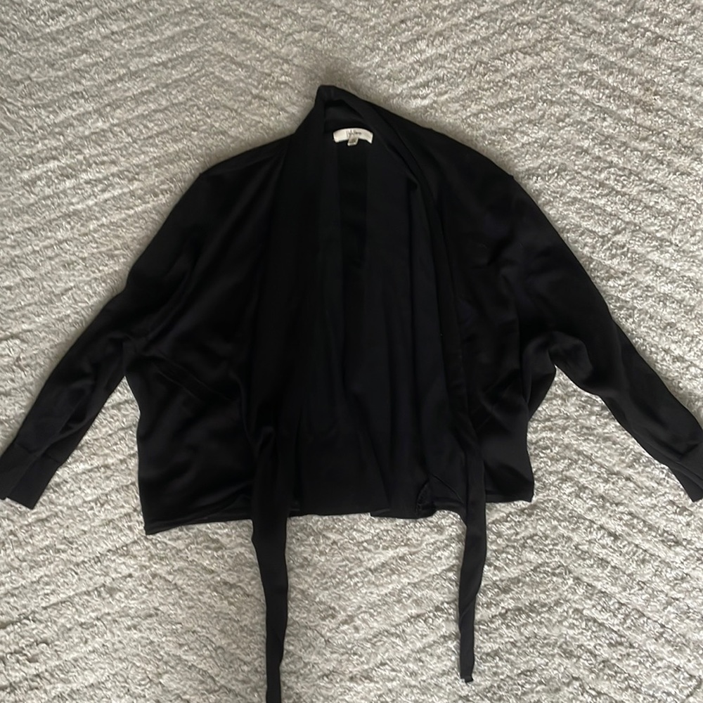 Black cardigan